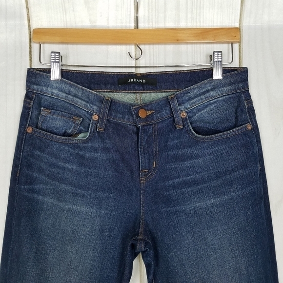 J BRAND Women's Mid Waist Semi Straight Leg Aiden Ringer Jeans Size 26 - Picture 3 of 10